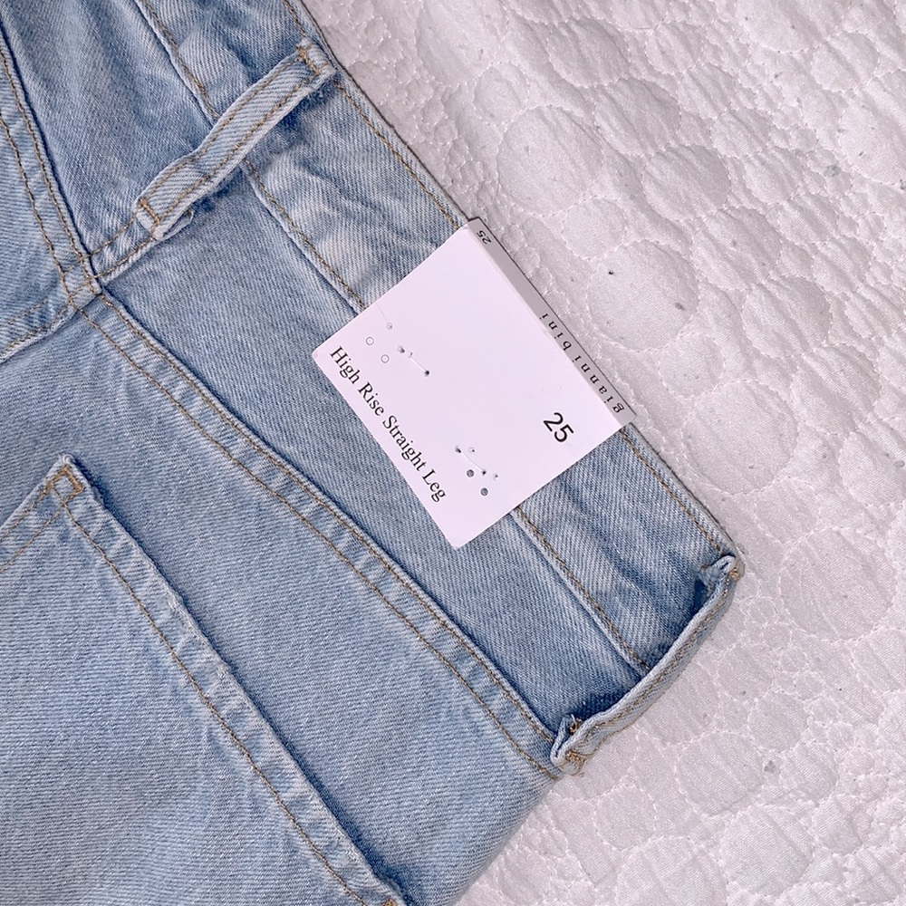 Gianni Bini High Rise Riley Straight Leg Jeans Size 25 - Picture 3 of 7